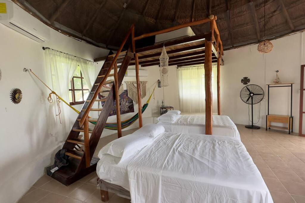 Ferienwohnung Luigi'S Glamping Bacalar Exterior foto