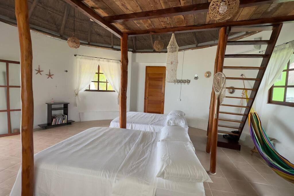 Ferienwohnung Luigi'S Glamping Bacalar Exterior foto
