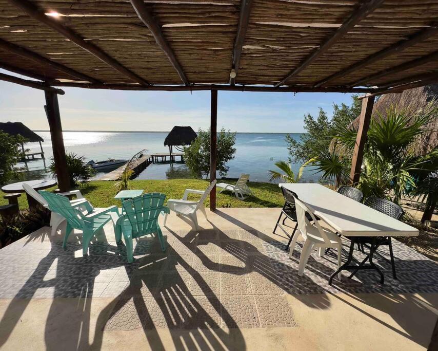 Ferienwohnung Luigi'S Glamping Bacalar Exterior foto