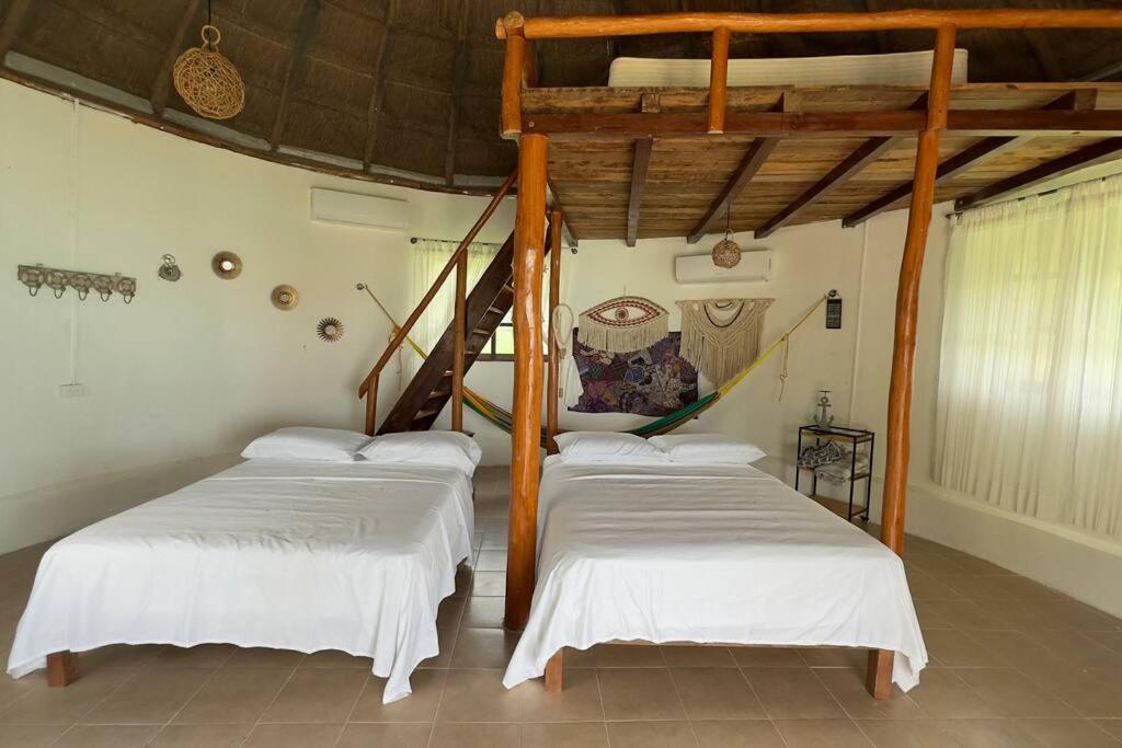 Ferienwohnung Luigi'S Glamping Bacalar Exterior foto